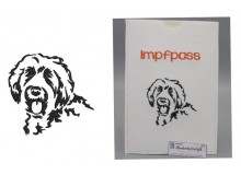 Stickdatei - Labradoodle Silhouette